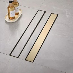 Odpływ NEOX 700 Złoty Szczotkowany