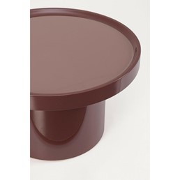 Stolik Kawowy OTILIA Fi50cm Czerwony