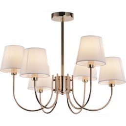 Żyrandol MAGNUM 6 Złoty