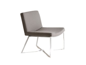 Fotel Zero 61x60x71 Jasna Pepita/Biały