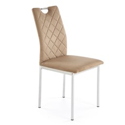 Krzesło K578 Beżowy/Srebrny