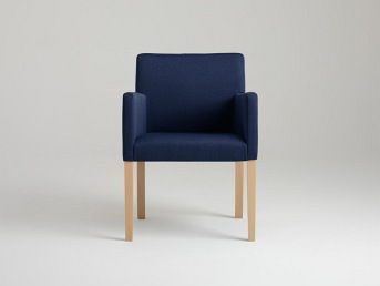 Fotel Wilton Arms 84 60x61x84 Atramentowy/Naturalny