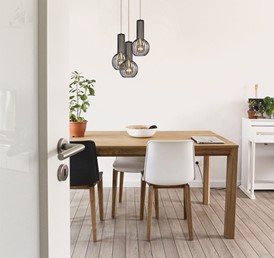 Lampa Wisząca ARVI BLACK K-4522 Czarny/Złoty