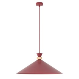 Lampa Wisząca OLIVO 1L Burgundowy