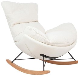 Fotel Bujany OTILIA Biały