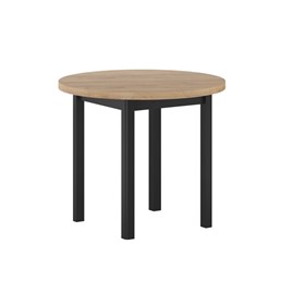 Stół ST24-FX fi80 Dąb Craft Złoty/Czarny