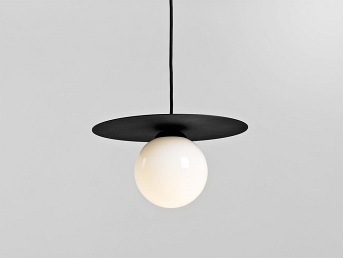 Lampa wisząca SKIVA BALL S – czarny