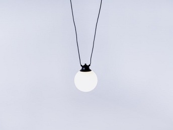 Lampa Wisząca GLASS 1 Czarny