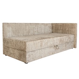 Łóżko RICKY z Pojemnikiem 90x200 cm Beżowy