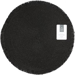 Podkładka Pod Talerz Czarny 38cm Boho