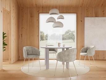 Stół MAGEE fi120 Szary