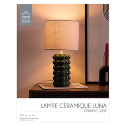 Lampka Stołowa RAMIL Zielony