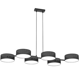 Lampa Wisząca DRUMZ 6 Czarny