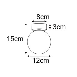 Lampa Sufitowa GIRO K-5686 Bursztynowy/Czarny/Złoty