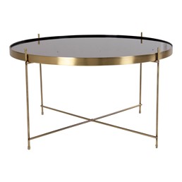 Stolik Kawowy Duży Venezia 70x70x40 Złoty