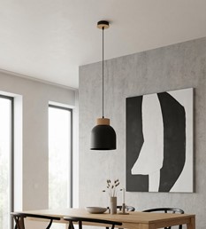 Lampa Wisząca VIGO 1 Czarny