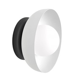 Kinkiet OZZY K1 Czarny/Biały