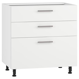 Szafka Dolna z Szufladami VENTO D3S-80/82 Biały Mat