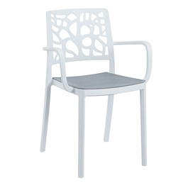 Krzesło K33-FX Szary/Biały