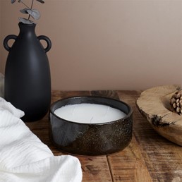 Świeca Ceramiczna GLAZE XL Czarny