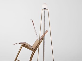 Lampa Podłogowa FARO FLOOR Złoty