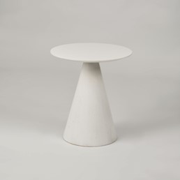 Stolik FLORENCE FL01W fi40 Biały