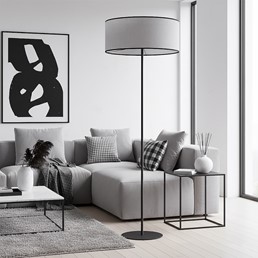 Lampa Podłogowa ECO LP1 Czarny/Szary