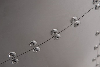 Fotel Jajo 66x78x106 Aluminium Czarne PU