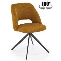 Krzesło K546 Musztardowy/Czarny