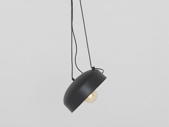 Lampa wisząca POPO FLAT L 1 – czarny