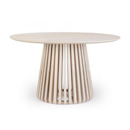 Stół Jadalniany ODION fi130 Beżowy