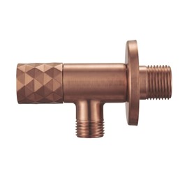 Zawór Kątowy DIAMOND 03 1/2" x 3/8" Miedź Szczotkowana
