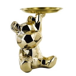 Figurka Origami Miś Złoty