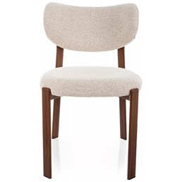 Krzesło RIN D Jasny Beż/Orzech