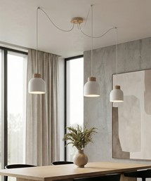 Lampa Wisząca KRU 3 Biały