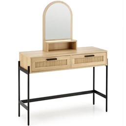 Toaletka CARMEN Czarny/Naturalny