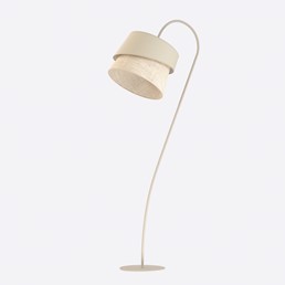 Lampa Podłogowa CANVA LP1 Beżowy/Rattan