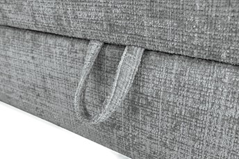 Łóżko LARGO z Pojemnikiem 160x200 cm Popielaty