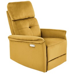 Fotel Rozkładany SEMIR Musztardowy