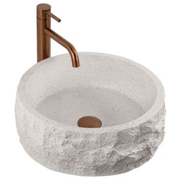 Umywalka Nablatowa ALICE MOON Beżowy