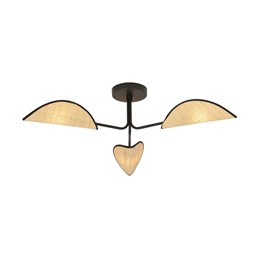 Lampa Sufitowa GOMEZ 3 Rattan