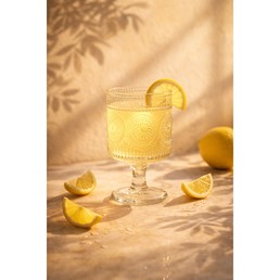 Komplet (4 szt.) Szklanek SHP FLORES 230ml Transparentny