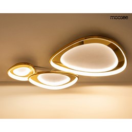 Lampa Sufitowa CELL 3 Złoty