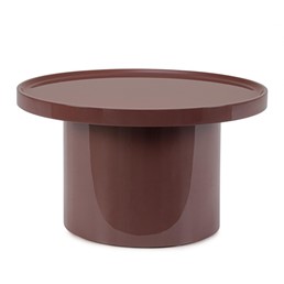 Stolik Kawowy OTILIA Fi70cm Czerwony