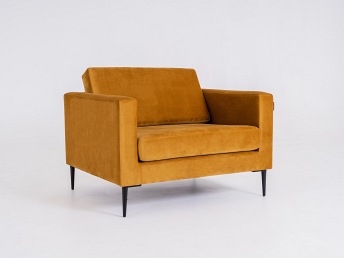 Fotel Vergan 100x88x82 Marakuja/Czarny