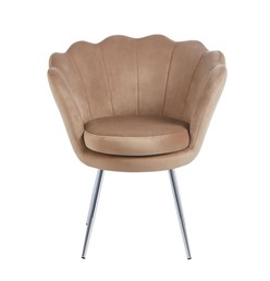 Fotel Velvet FR1-FX Cappuccino/Srebrny