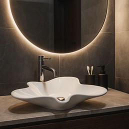 Umywalka Nablatowa IZOLDA Biały