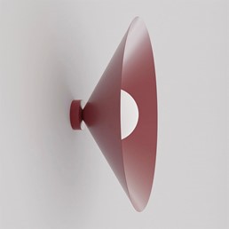 Kinkiet MONO K1L Burgundowy/Opal