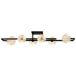 Lampa Sufitowa EMIR K-5767 Bursztynowy/Czarny