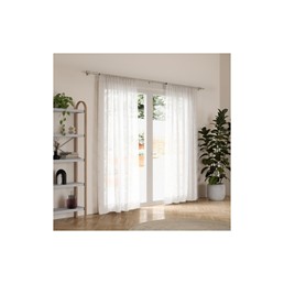 Karnisz FLUTE 107-305cm Nikiel/Stal